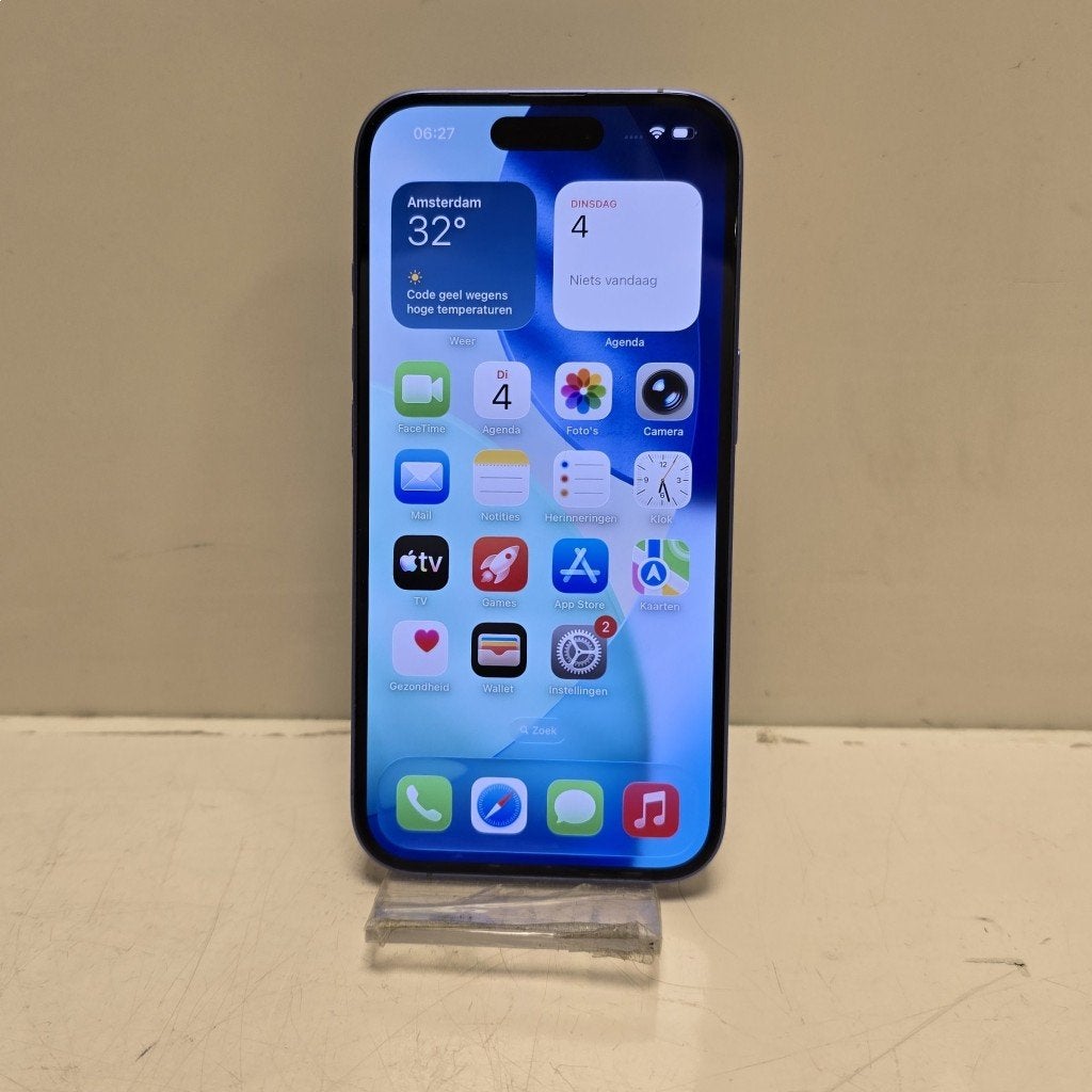 Apple iPhone 16 | 128GB | Blauw | B-Grade (839065), Apple Benelux B.V., Hanover.reception@euro.apple.com, Leidseplein 29, 1017 PS Amsterdam, Nederland