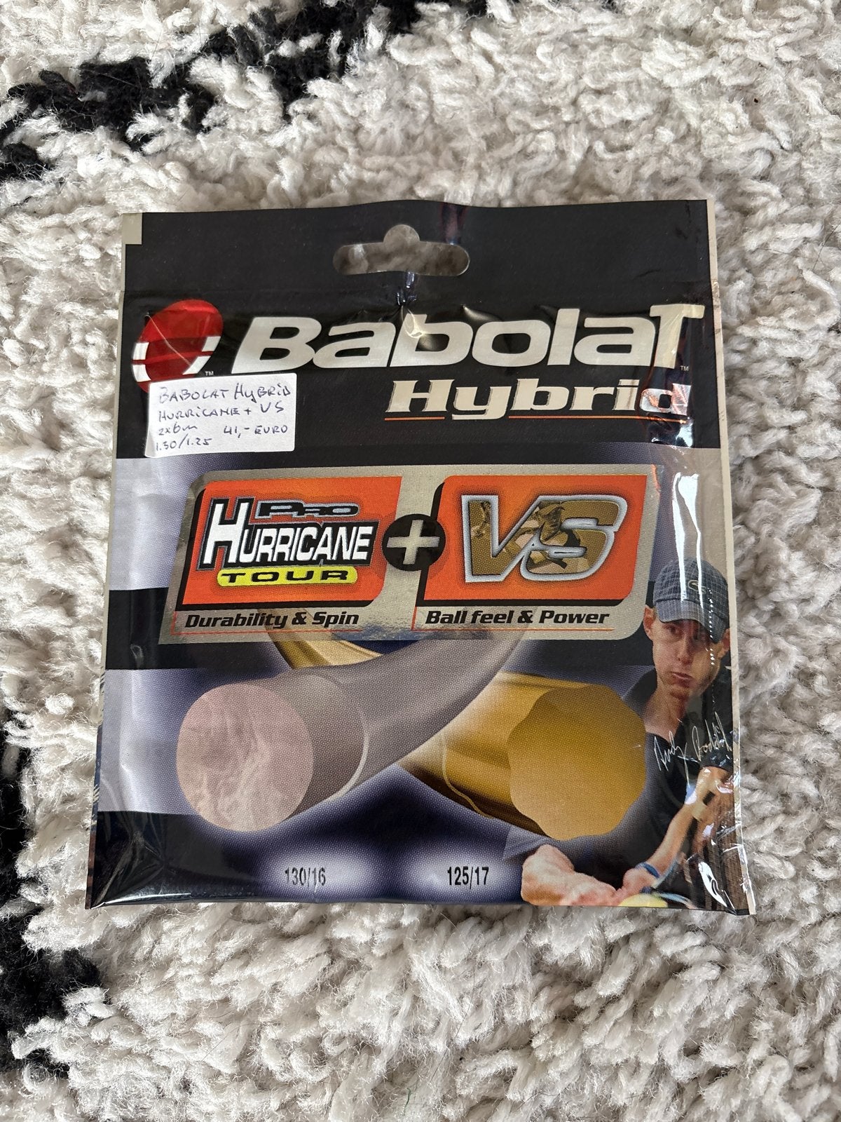 Babolat Hybrid Snarenset: Pro Hurricane Tour + VS (9 stuks), Ophalen, Nieuw, Grip of Snaar, Babolat