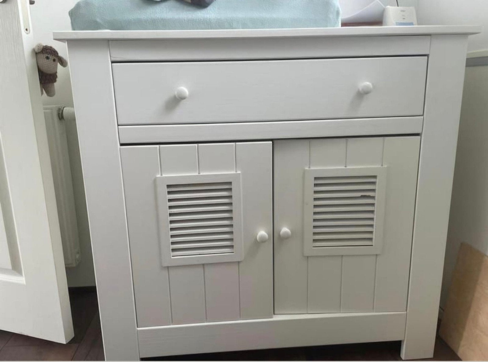 Kast met commode, Kinderen en Baby's, Kinderkamer | Commodes en Kasten, Ophalen, Gebruikt, 50 tot 70 cm, 100 cm of meer