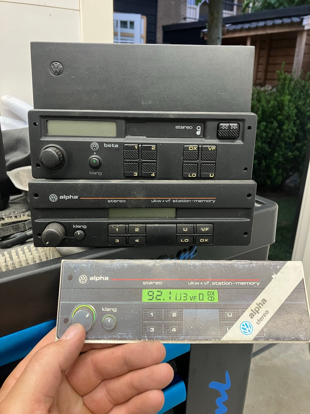 Orginele VW Golf 2 radio's en diverse onderdelen, Auto-onderdelen, Ophalen, Gebruikt, Volkswagen