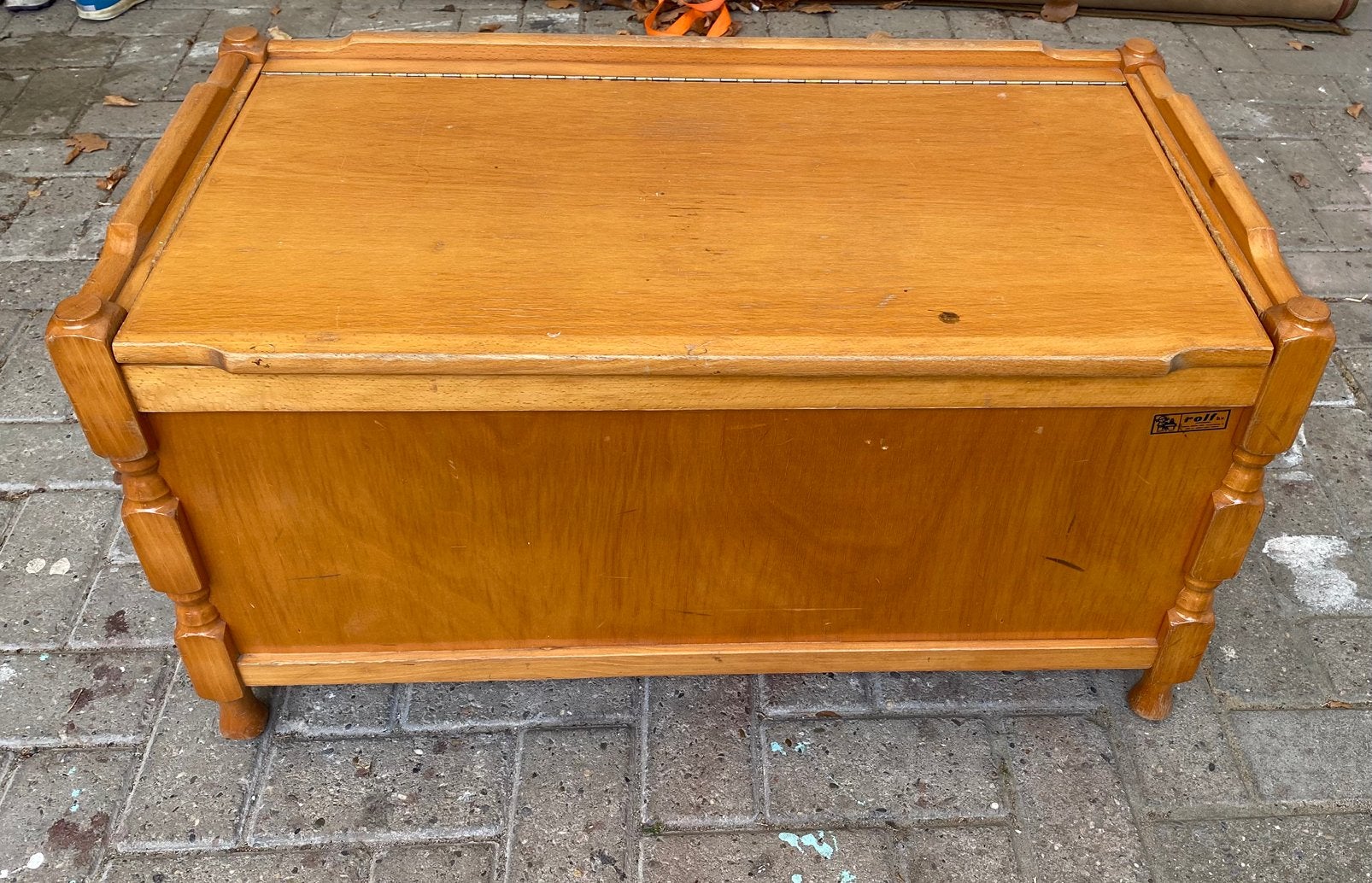 Mooie vintage deken/speelgoedkist, Huis en Inrichting, Ophalen, Zo goed als nieuw, 50 tot 100 cm, Minder dan 50 cm