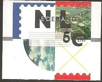 Hytech automaatstrook 5 cent, uit Gouda Rafelig. Lees Info, Ophalen of Verzenden, Na 1940, Postfris