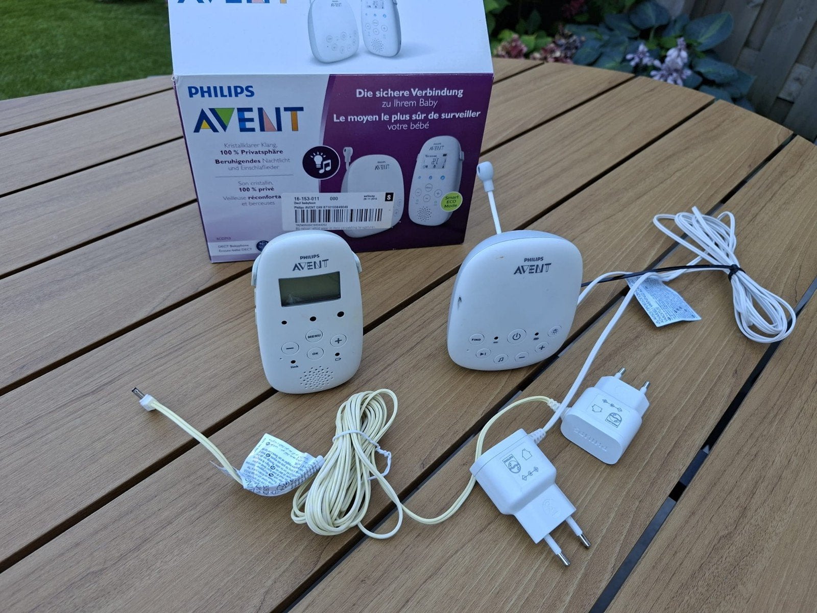 Philips Avent Babyfoon met DECT-technologie, Ophalen of Verzenden, Gebruikt, Terugspreekfunctie