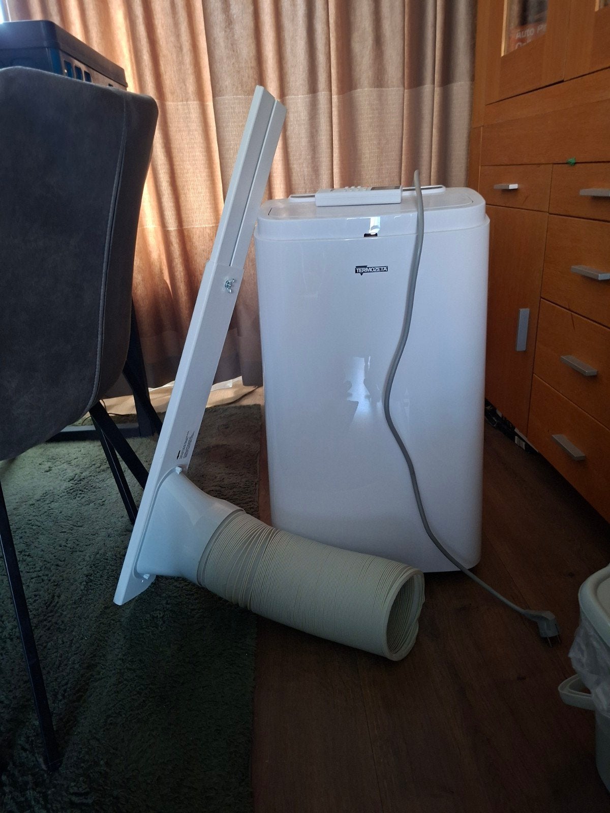 Termozeta Mobiele Airco met Afstandsbedining, Witgoed en Apparatuur, Ophalen, Gebruikt, Minder dan 60 m³, 3 snelheden of meer