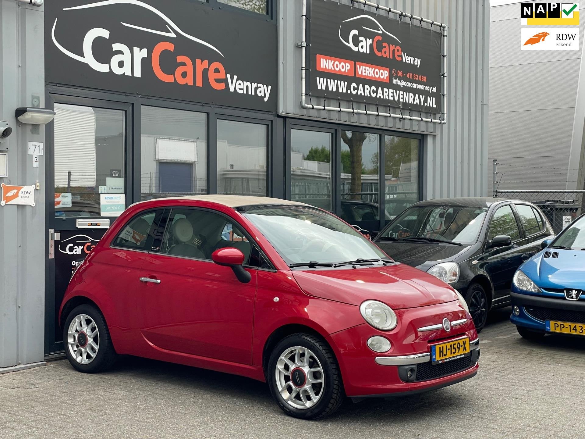Fiat 500 C 1.4 Lounge|APK02-2027|CABRIO|AIRCO|1.4 Sport|, 101 pk, Gebruikt, 31 €/maand, 4 cilinders