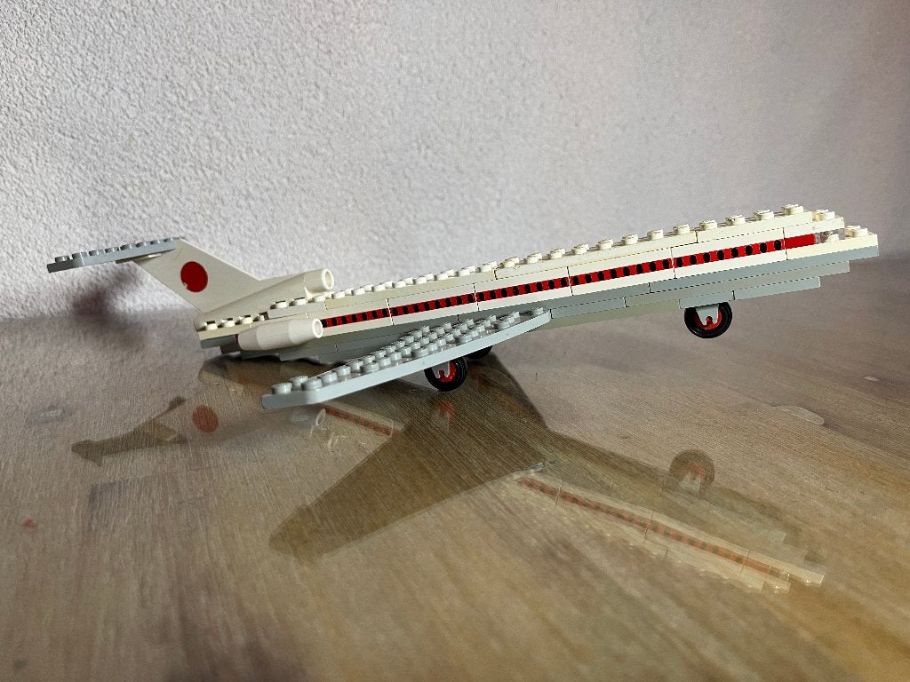 Lego: JAL Boeing 727 uit 1977 (698), Gebruikt, Lego, Inclusief instructies, Ophalen of Verzenden