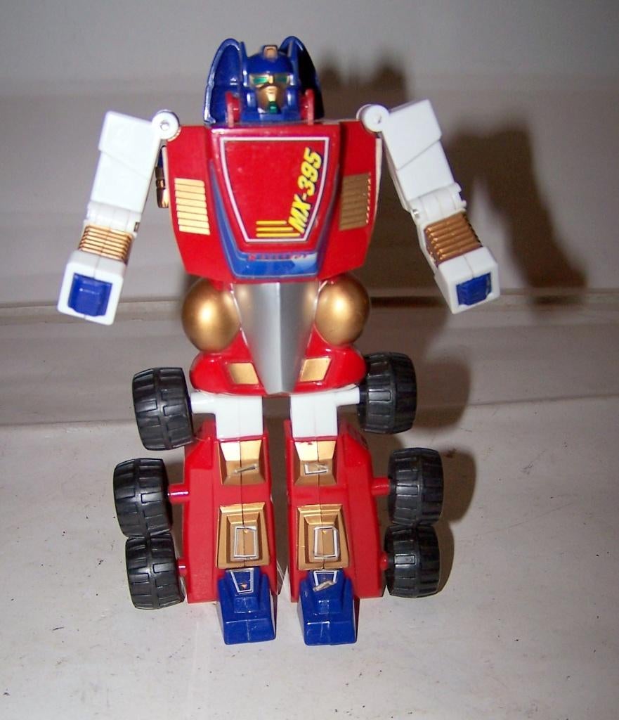 Racerbot MX-395 Vintage Gobot Transformer. Zeldzaam/nwst., Verzamelen, Transformers, Overige generaties, Ophalen of Verzenden