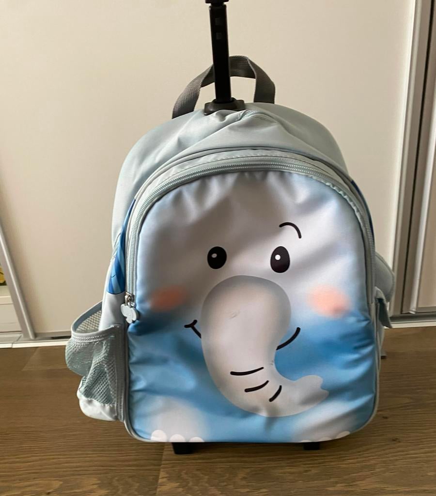 Tchibo kinder rugzak met wieltjes (trolley), Ophalen of Verzenden, Zo goed als nieuw, Overige merken