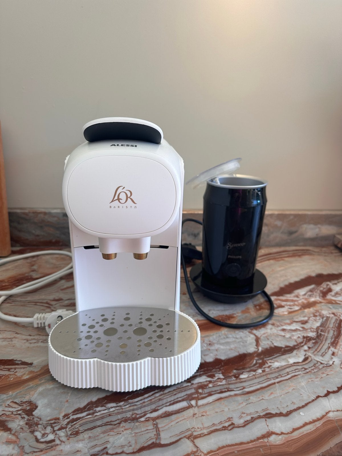 L'OR Barista Alessi met melkopschuimer, Ophalen, Afneembaar waterreservoir, Espresso apparaat, Overige typen