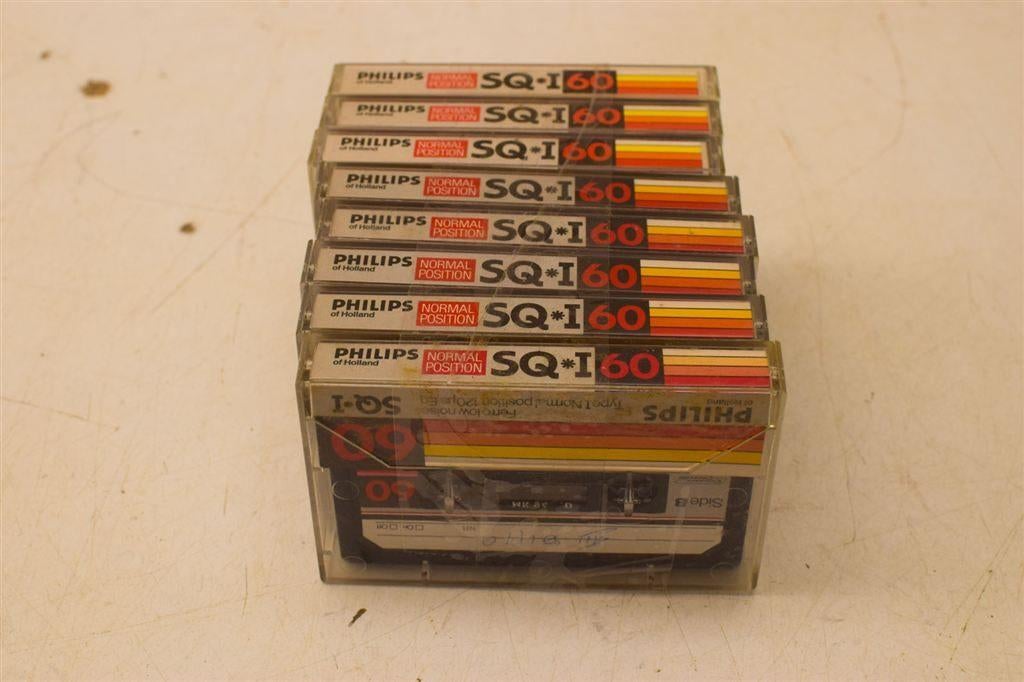 8 stuks Philips cassettebandjes 49258, Cd's en Dvd's, Cassettebandjes, Ophalen of Verzenden, Gebruikt, Overige genres, 1 bandje