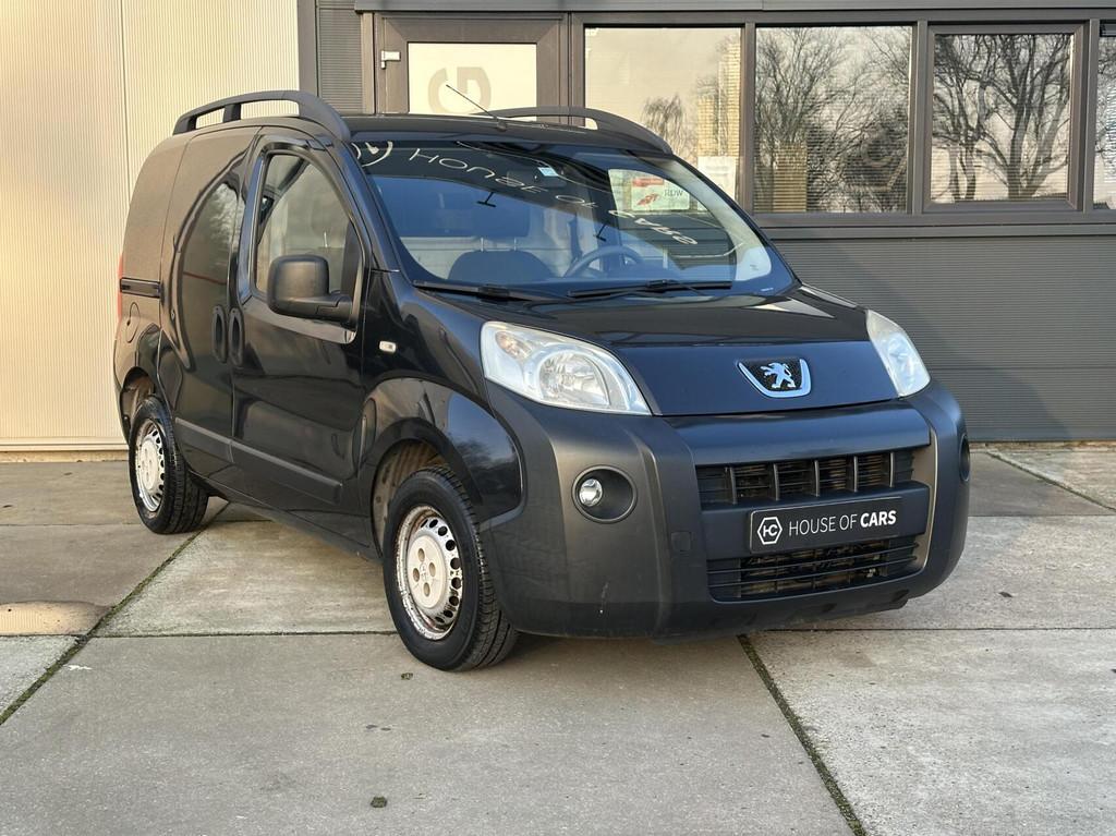 Peugeot Bipper Bestel 1.4 HDi Airco Schuifdeur Marge NAP, Parkeersensor, Stof, Zwart, 4 cilinders