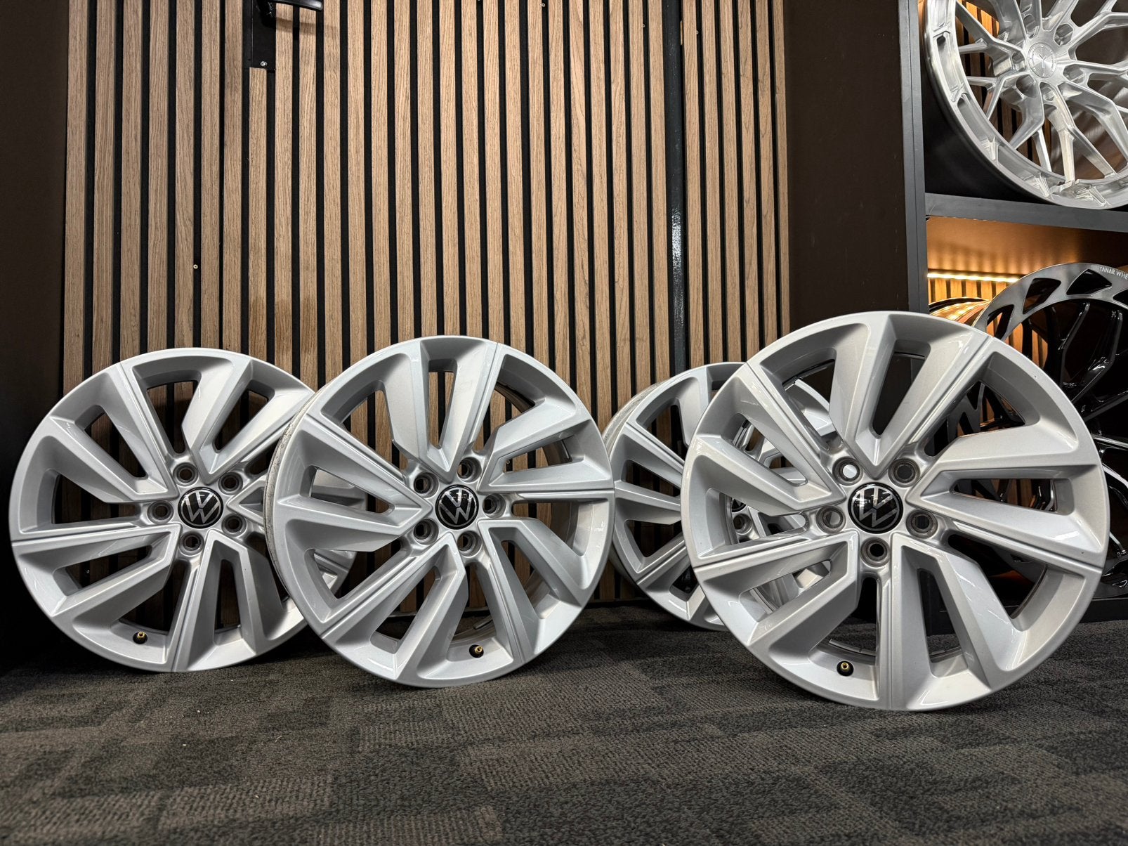 16 inch originele Volkswagen velgen 5x100. Polo - T-cross, Auto-onderdelen, Gebruikt, Velg(en), 16 inch, Personenwagen