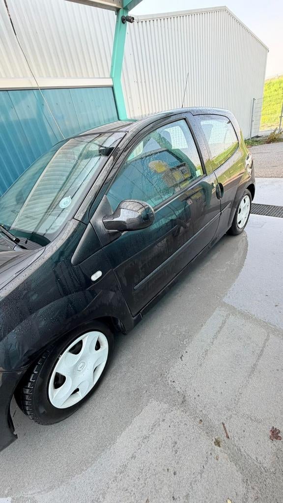 Renault Twingo 1.2 16V 2008 Zwart, Auto's, Voorwielaandrijving, Twingo, 31 €/maand, 4 cilinders
