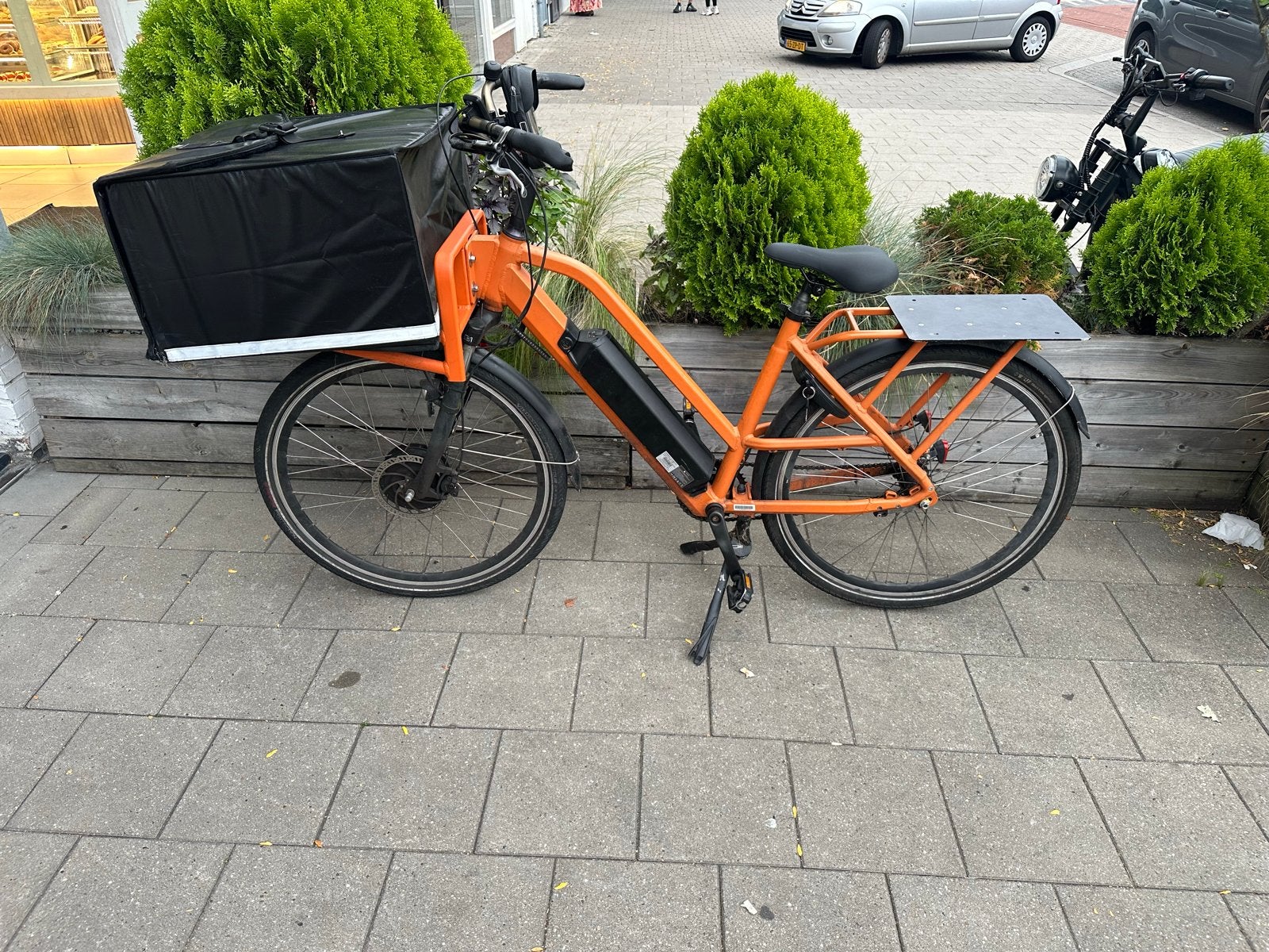 Elektrische bezorgfiets - 22,4 Ah GROOT accu, Gebruikt, 51 tot 55 cm, 50 km per accu of meer, Ophalen