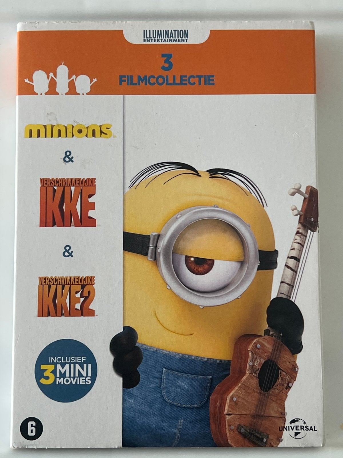 Minions & Verschrikkelijke Ikke 1 & 2 - 3 Filmcollectie DVD, Bonusmateriaal, Animatie, Nederlands, Zo goed als nieuw