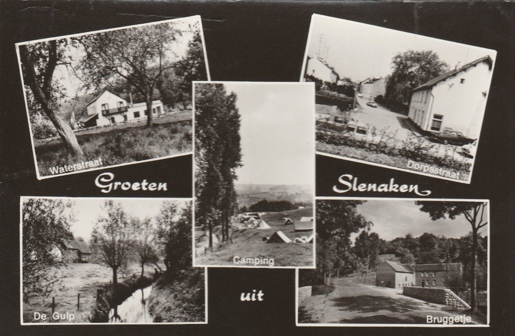 SLENAKEN Waterstraat Gulp Camping Dorpsstraat Groeten, Verzenden, 1960 tot 1980, Gelopen, Limburg