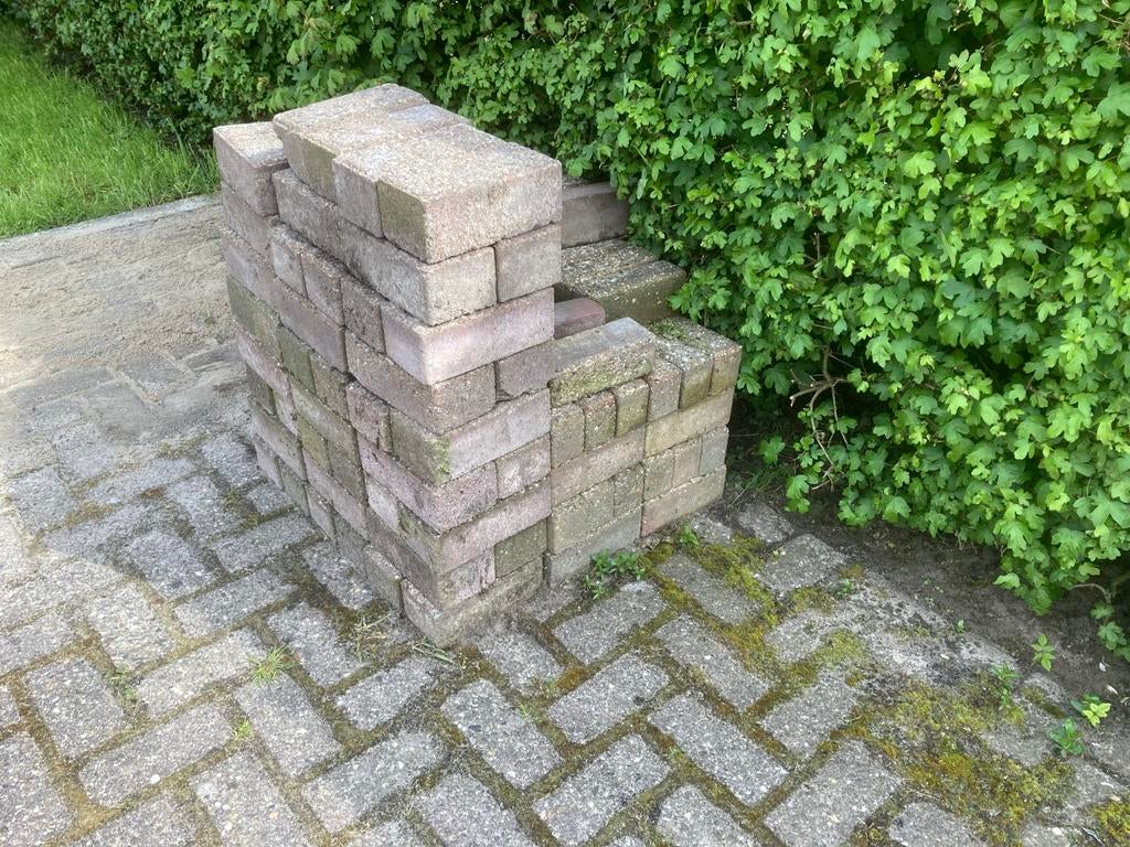 Gebruikte Straatklinkers - Ideaal voor tuin of oprit, Tuin en Terras, Tegels en Klinkers, Ophalen, Gebruikt, Klinkers, Minder dan 5 m²
