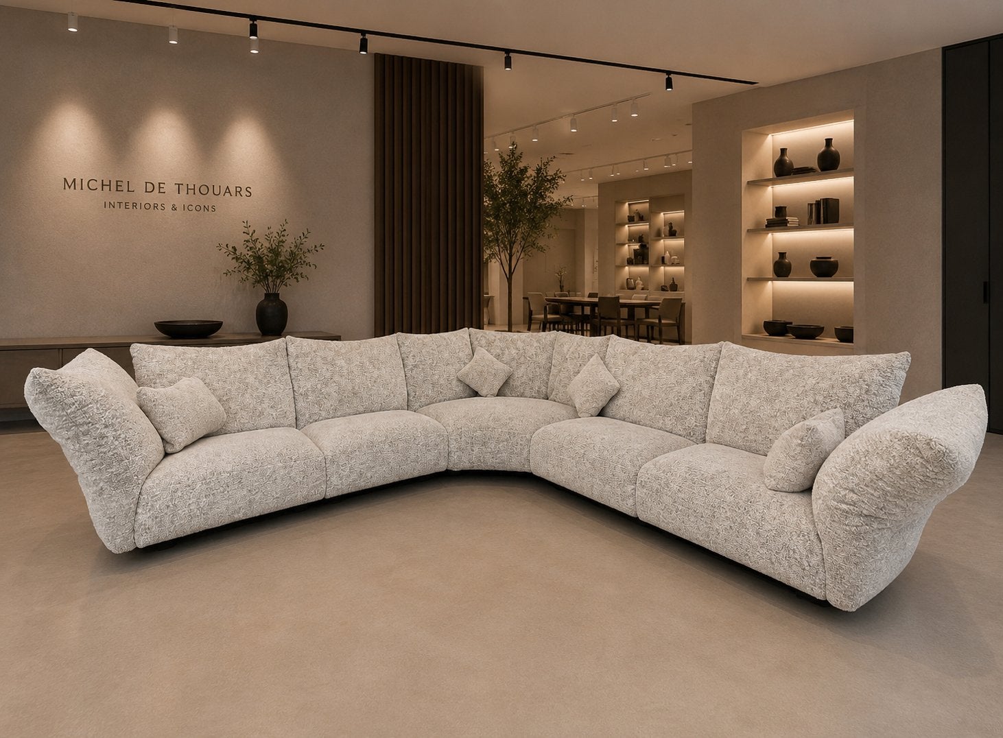 Edra “Standard” modular sofa 3,5x3,5 m 5 elementen NP 36.000, 125 cm of meer, Info@micheldethouars.nl, 9723 CA, 125 cm of meer