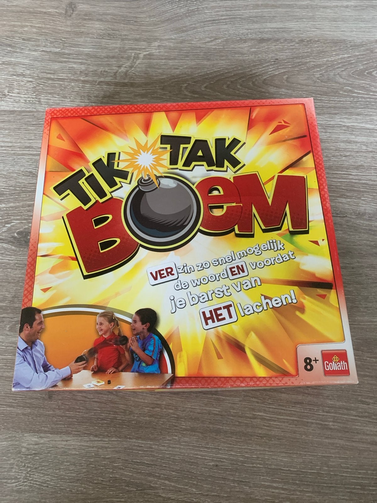 Tik Tak Boem gezelschapsspel - Goliath, Drie of vier spelers, Ophalen of Verzenden, Gebruikt