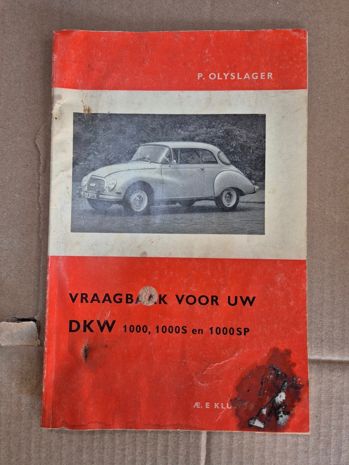 Vraagbaak DKW Auto union P Olyslager, Ophalen