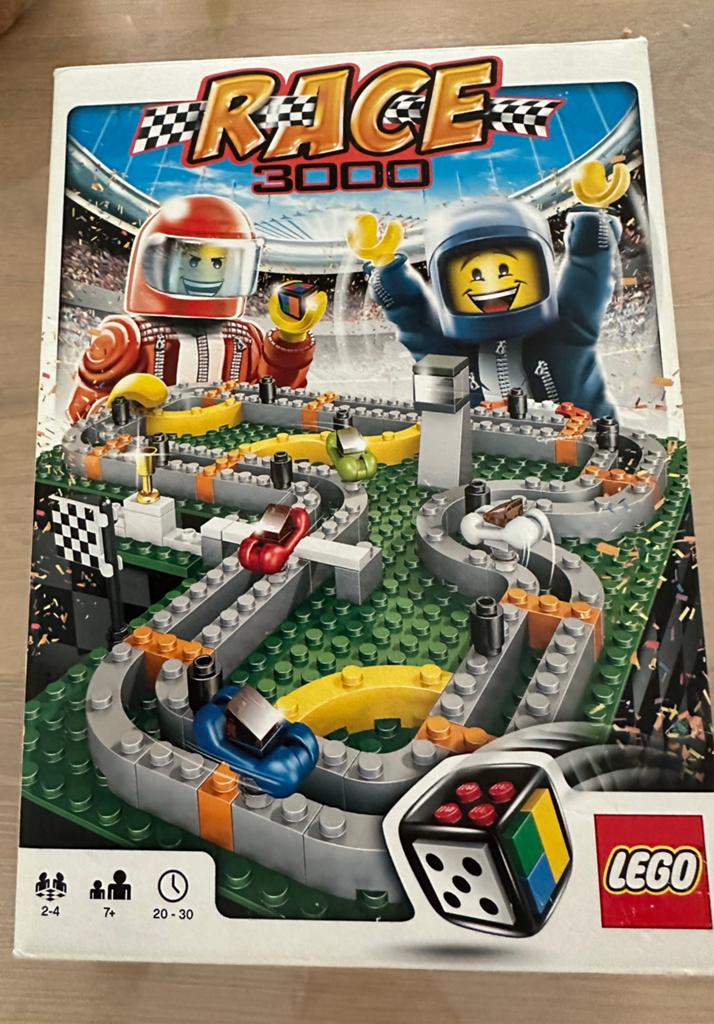 Lego Race 3000 Bordspel - Set 3839, Een of twee spelers, Ophalen of Verzenden, Gebruikt
