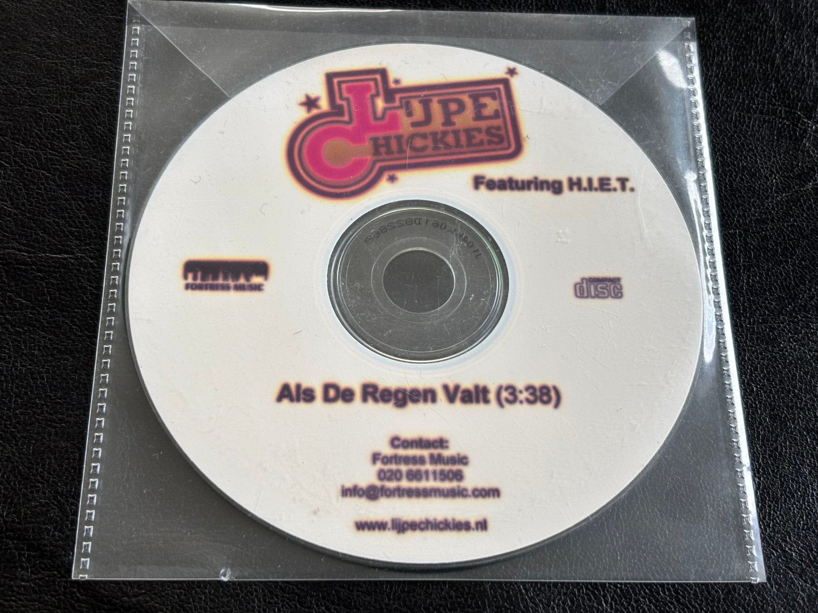 Lijpe Chickies ft. H.I.E.T. - Als De Regel Valt - Promo CD, Cd's en Dvd's, Ophalen of Verzenden, Gebruikt, Promo