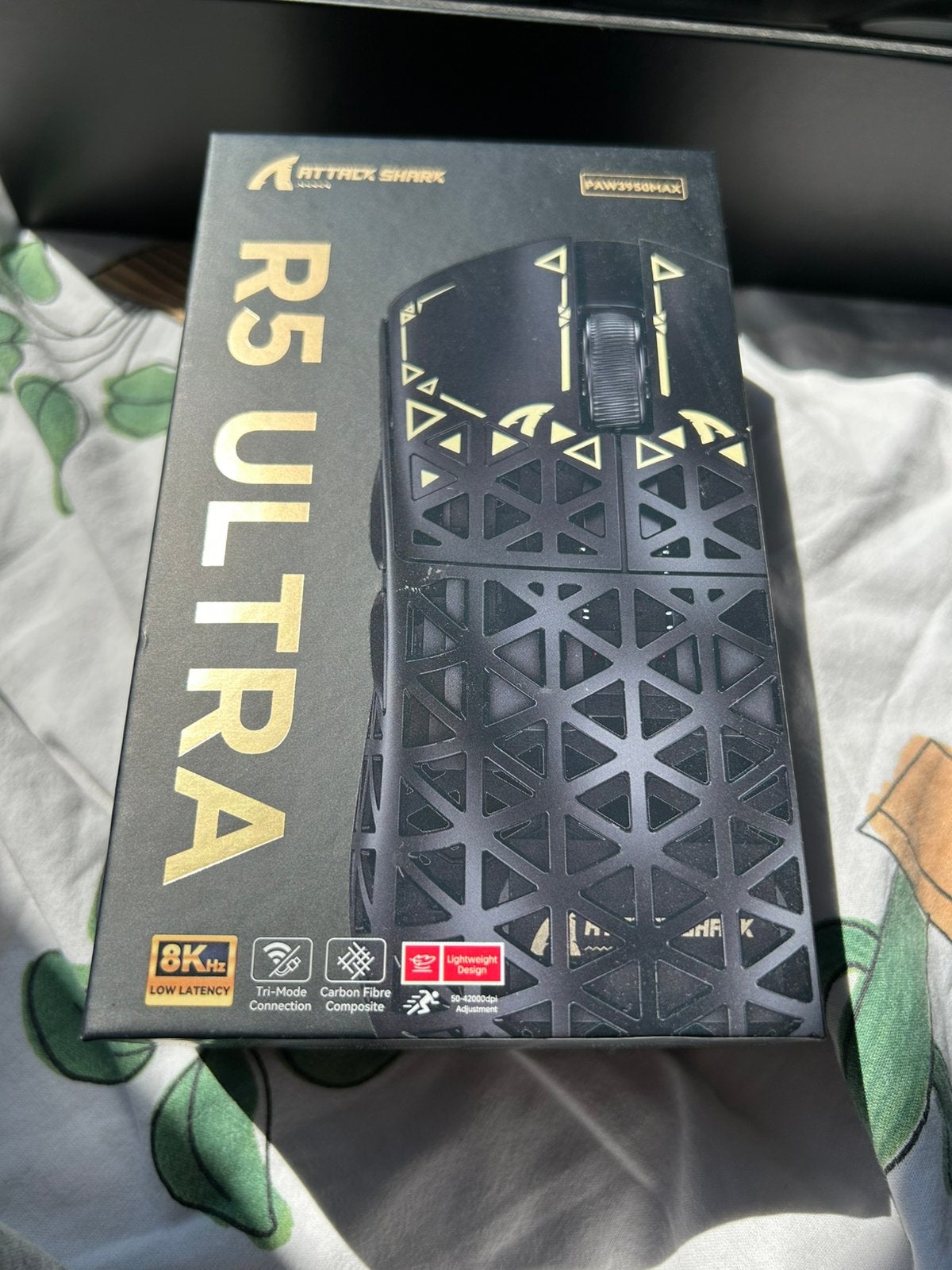 Attack shark r5 ultra gaming mouse, Computers en Software, Muizen, Muis, Gaming muis, Rechtshandig, Ophalen of Verzenden