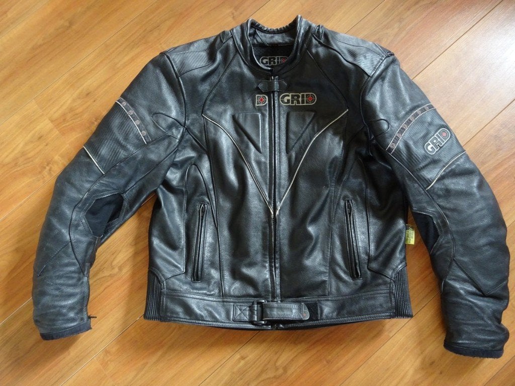 Motorjas Grid 58, Motoren, Kleding | Motorkleding, Heren, Jas | leer, Grid, Ophalen of Verzenden
