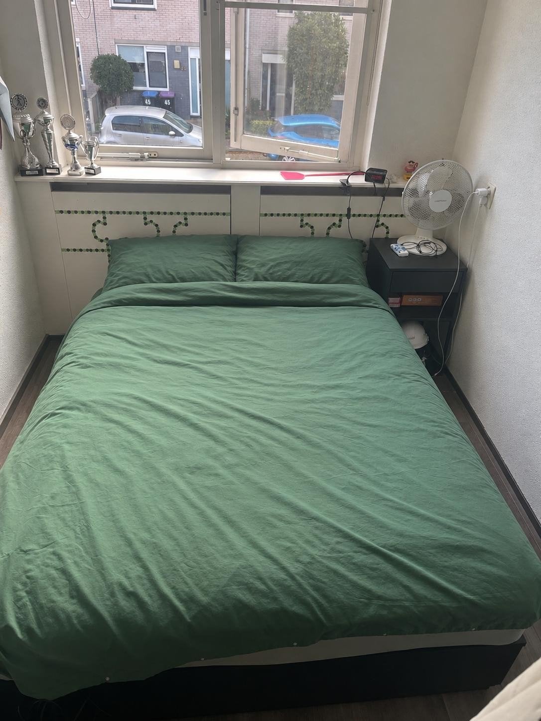 Ikea Nordli bedframe met opberglades, Huis en Inrichting, Ophalen, Eenpersoons, Wit, 140 cm