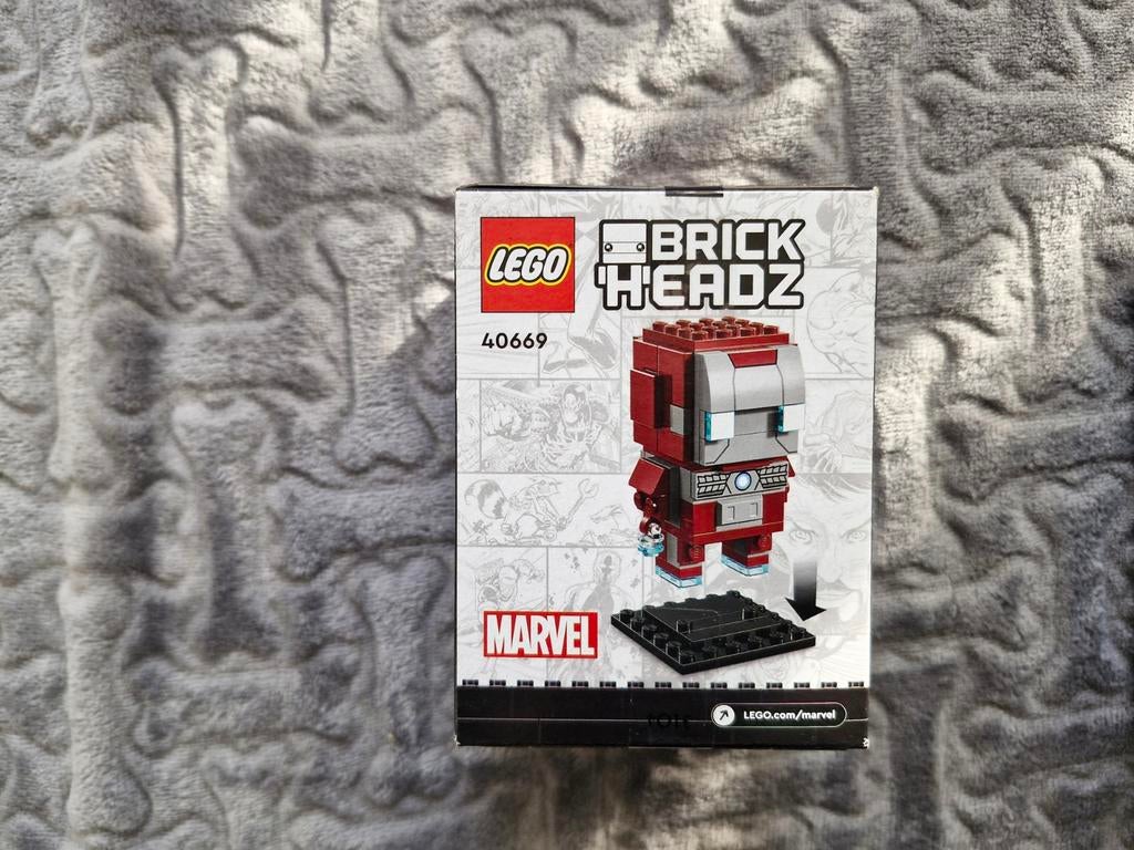 Zeldzame LEGO Marvel BrickHeadz Iron Man 40669 - Cadeau, Ophalen of Verzenden, Nieuw