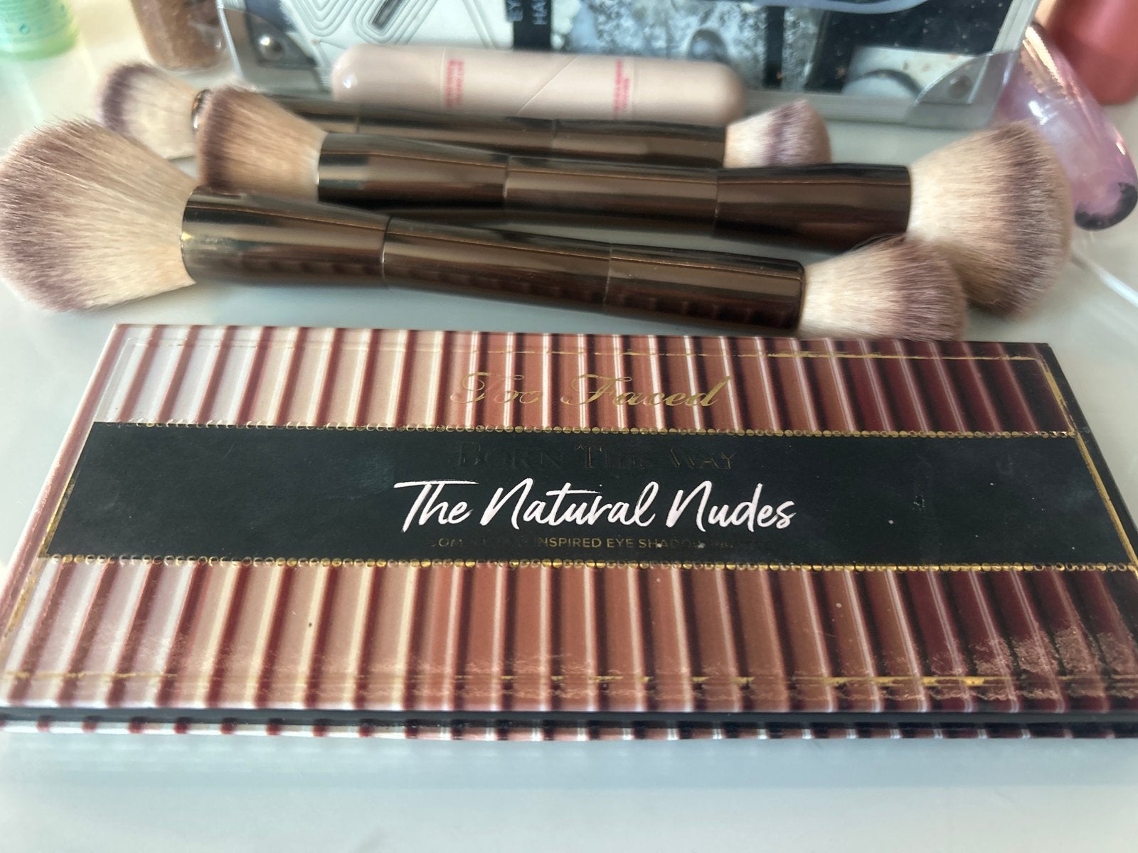 Too Faced The Natural Nudes Oogschaduw Palette, Gebruikt, Ophalen of Verzenden, Make-up, Overige kleuren