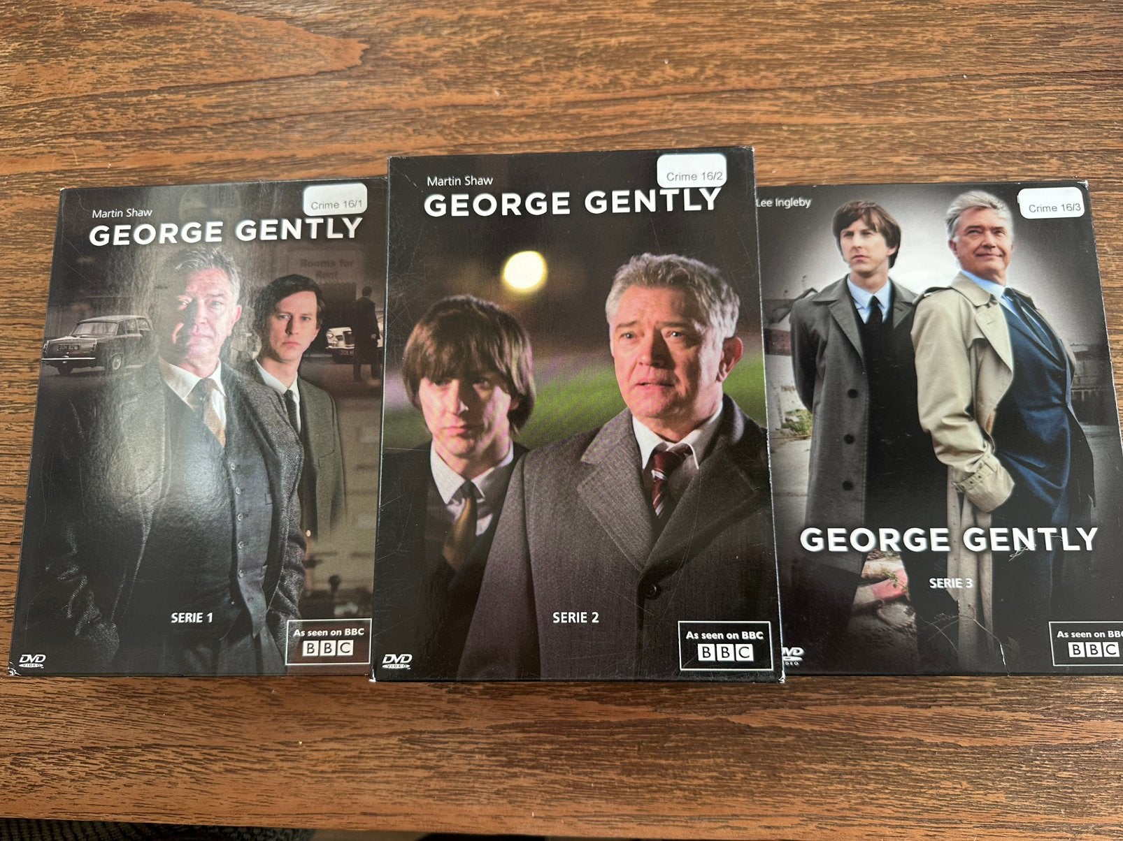 George Gently – serie 1, 2 en 3 – 3 complete DVD-boxen, Alle leeftijden, Ophalen of Verzenden, Zo goed als nieuw
