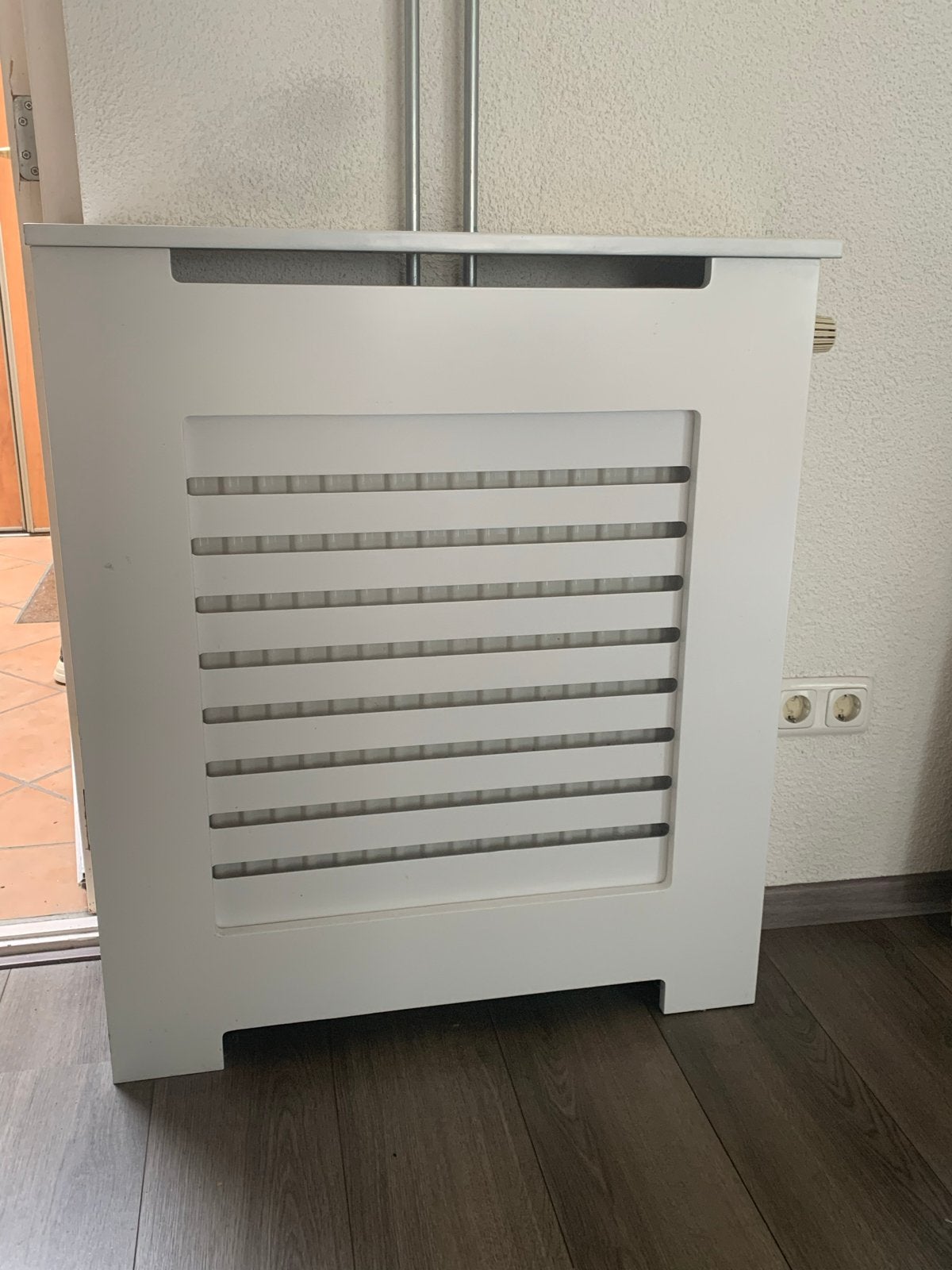 Witte radiator ombouw - 89.5 cm hoog, 76 cm breed, Overige typen, Ophalen of Verzenden, Zo goed als nieuw, 60 tot 150 cm