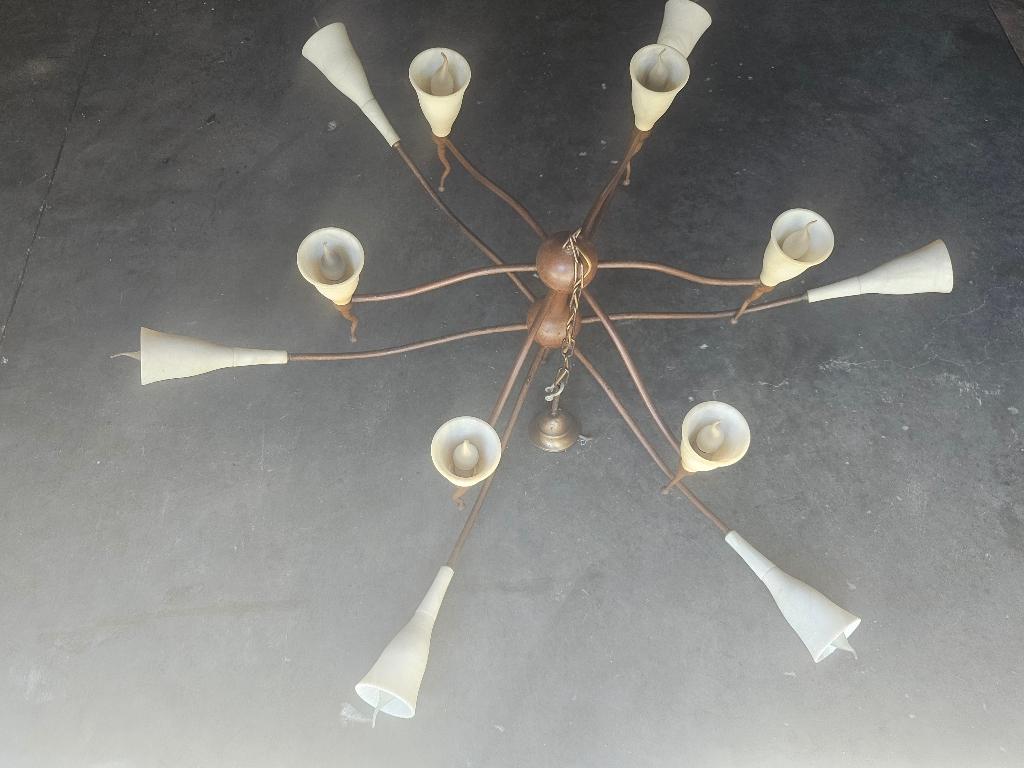 Hanglamp, Huis en Inrichting, Lampen | Hanglampen, Ophalen, Zo goed als nieuw, Metaal