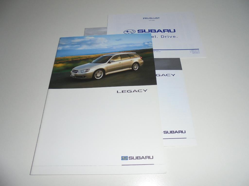 brochure Subaru Legacy  2004, Boeken, Ophalen of Verzenden, Nieuw, Overige merken