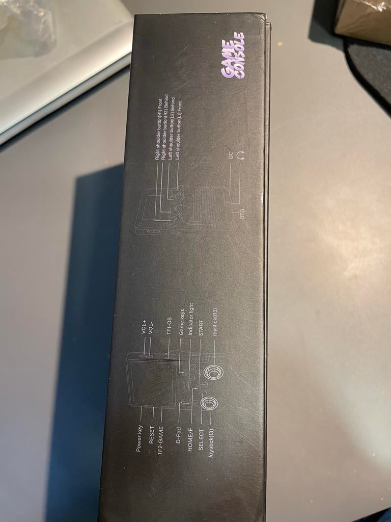 R36S Draagbare Retro Game Console - Paars Transparant, Spelcomputers en Games, Spelcomputers | Overige, Nieuw, Overige merken
