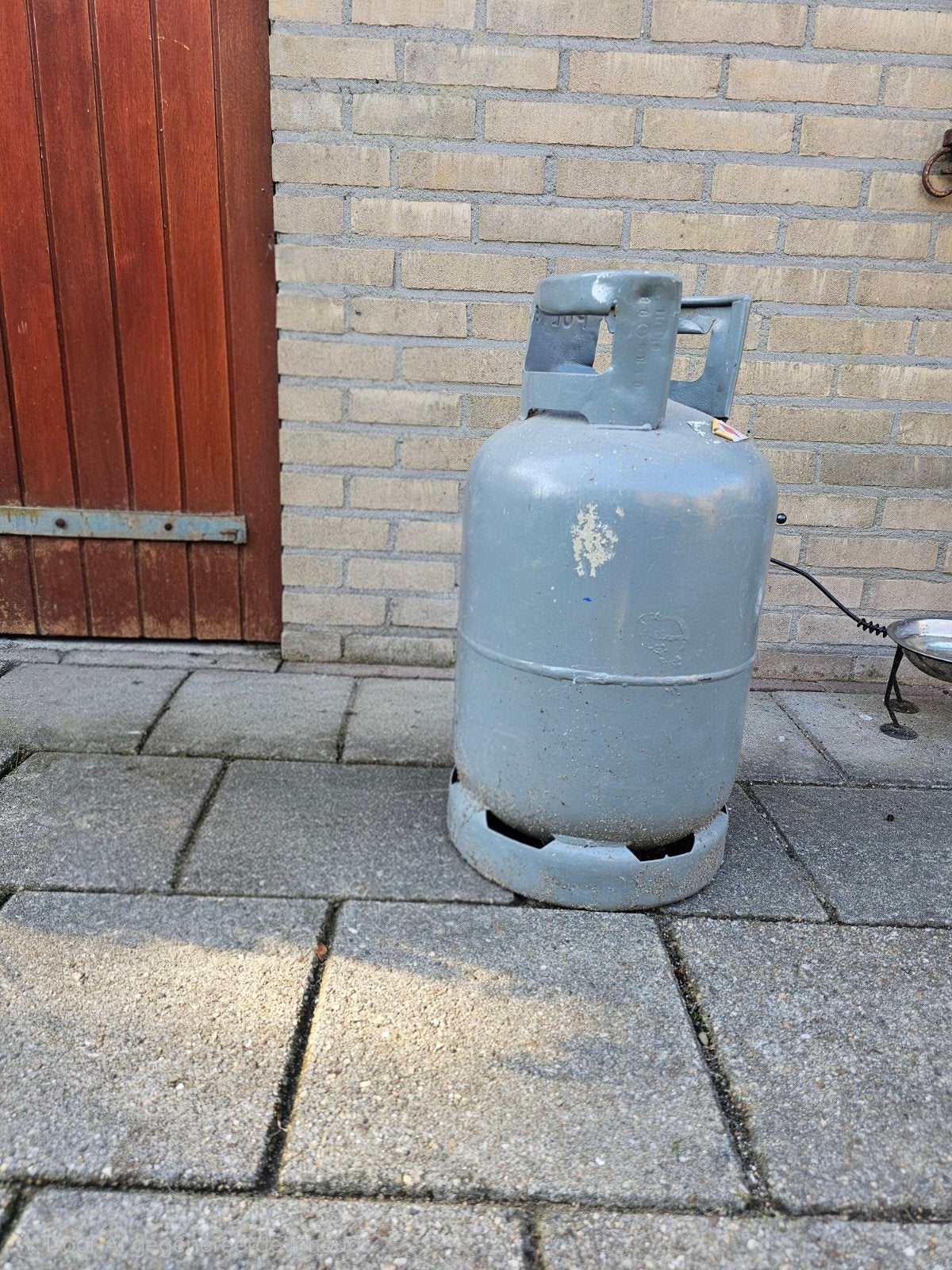 Grote gebruikte  gasfles, Tuin en Terras, Ophalen, Gebruikt