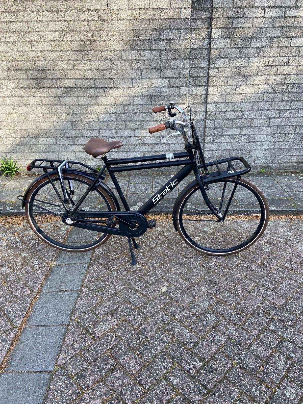 Herenfiets Transporter merk Static, Gebruikt, Versnellingen, 57 tot 61 cm, Ophalen