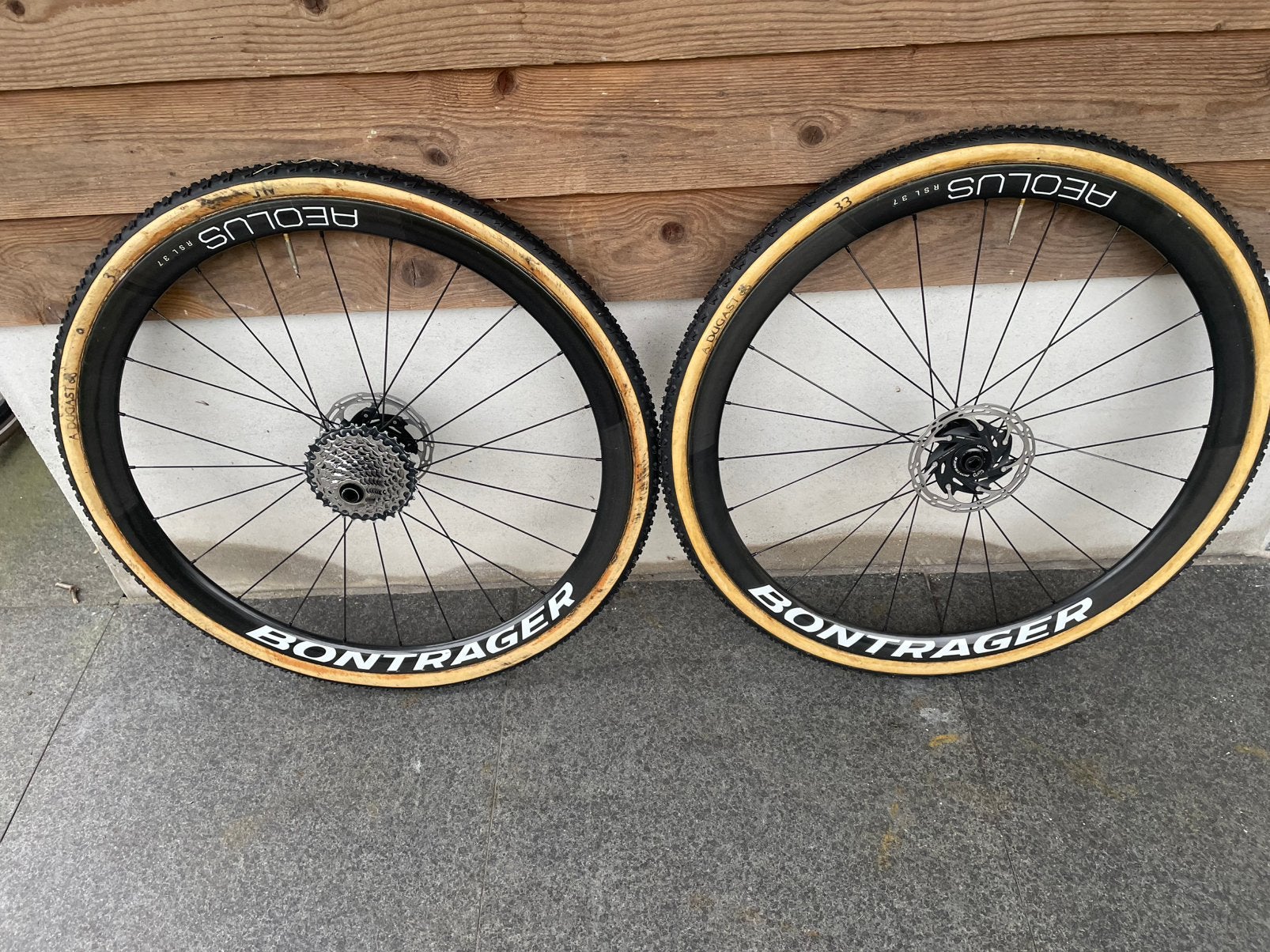 Bontrager Aeolus RSL37 tube wielset, Fietsen en Brommers, Gebruikt, Gravelbike, Carbon, Ophalen