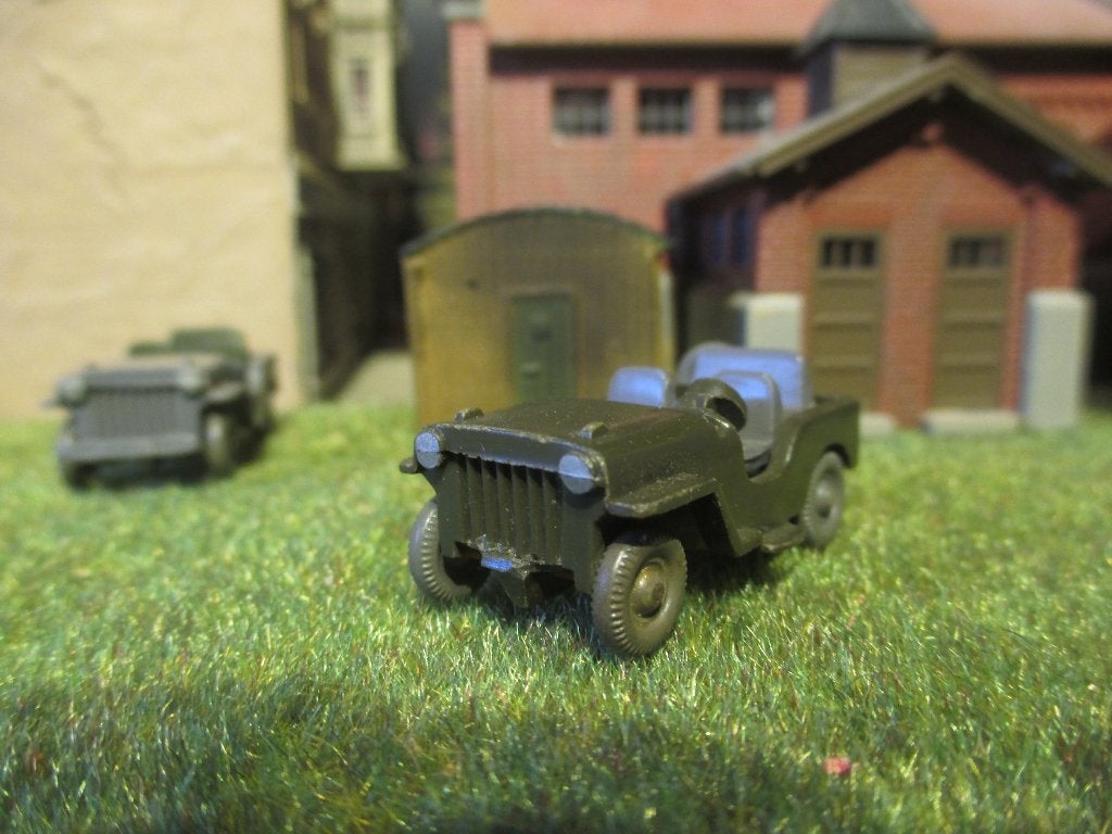 Kaiser Willys Jeep CJ 3A - Wiking olijfgroen, Ophalen of Verzenden, Gebruikt, Auto, Wiking