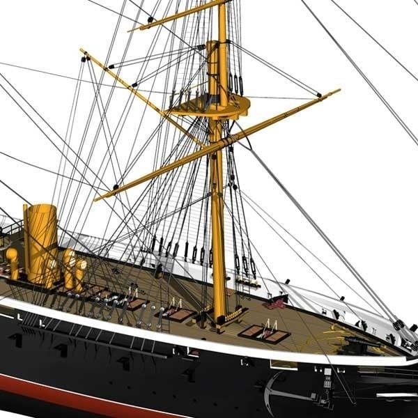 Billing boats 1:100 HMS Warrior, Verzenden, Nieuw, Perenmarkt 1 1681 PG Zwaagdijk-Oost, 1:50 tot 1:200
