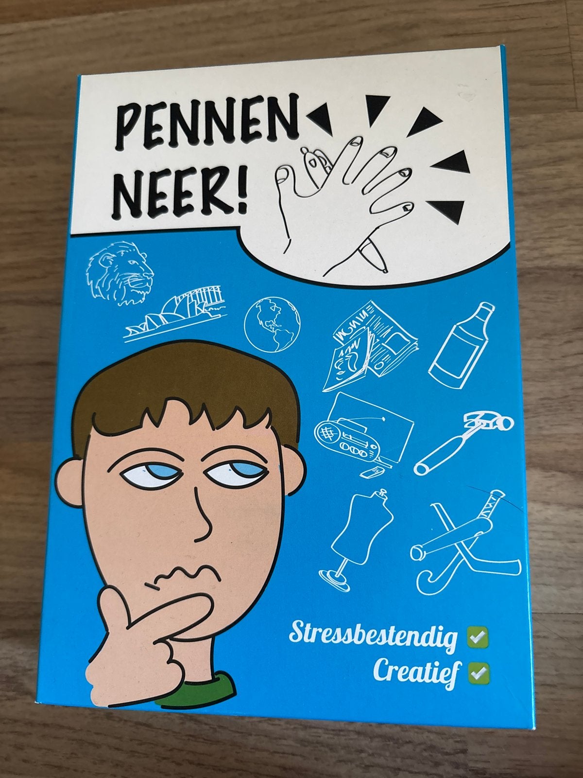 Pennen Neer! - Stressbestendig en Creatief Gezelschapsspel, Vijf spelers of meer, Ophalen of Verzenden, Nieuw
