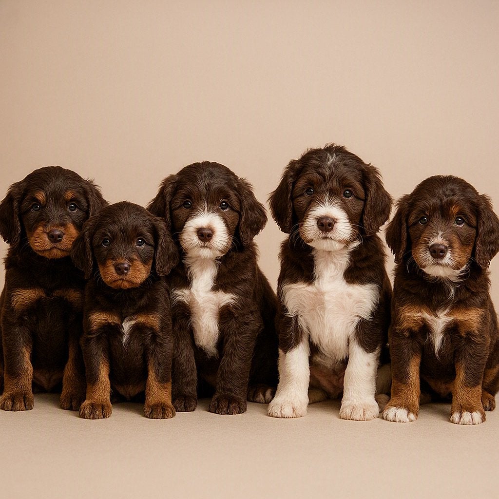 🚨Nestaankondiging donkerbruine labradoodle pups🐶, Dieren en Toebehoren, Honden | Retrievers, Spaniëls en Waterhonden, Overige rassen