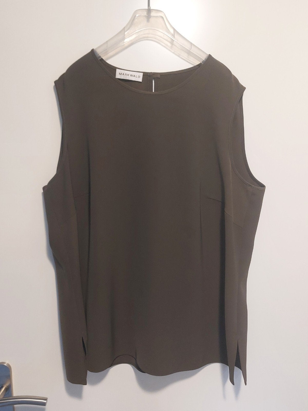 Bruin t-shirt van Markwald maat 50, Kleding | Dames, Markwald, Bruin, Zo goed als nieuw, Shirt of Top