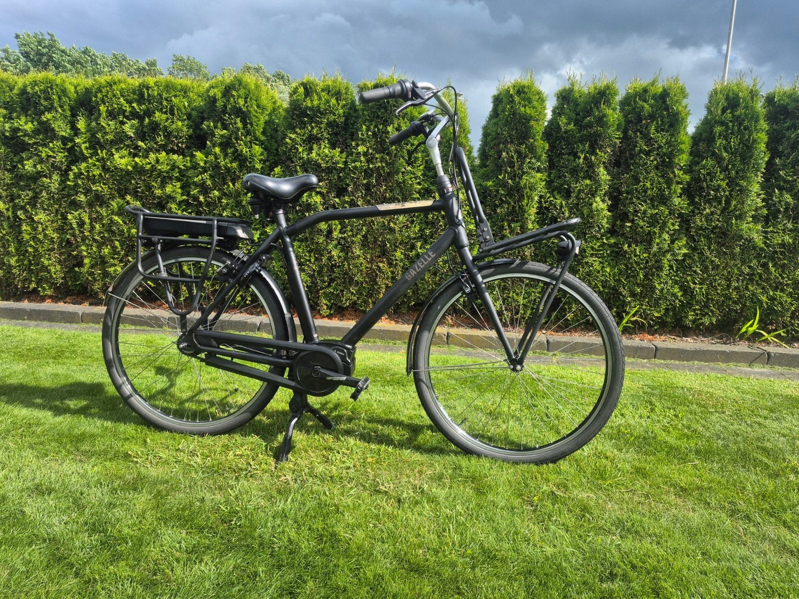 Gazelle The Heavy Duty  Heren ebike met Bosch middenmotor, Fietsen en Brommers, Fietsen | Tandems, Zo goed als nieuw, Minder dan 10 versnellingen