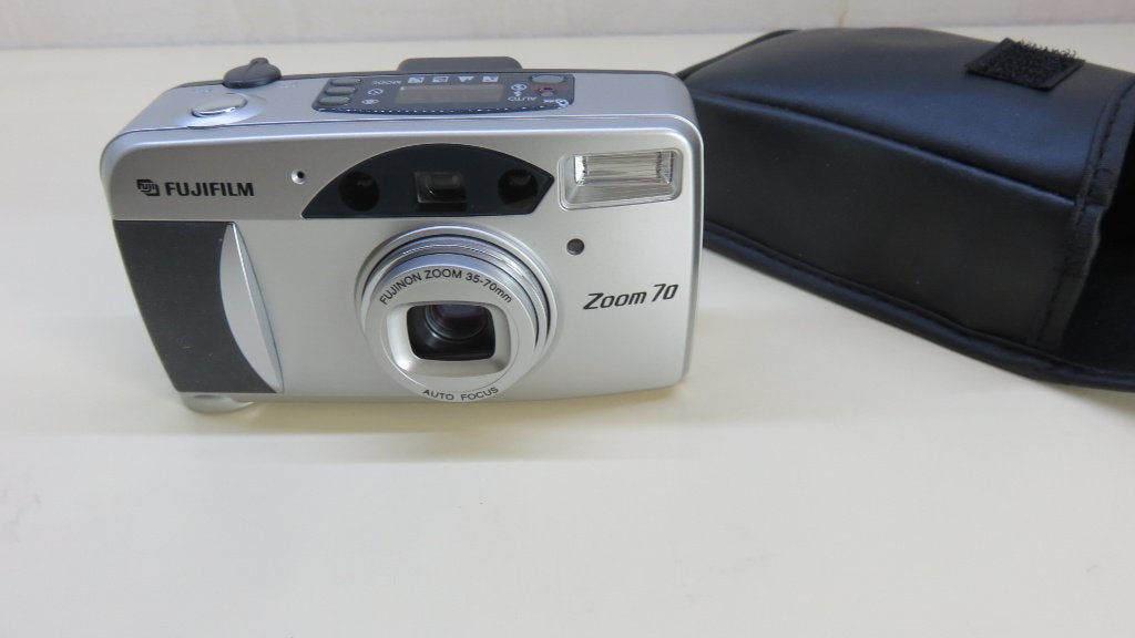 Fujifilm Zoom 70 Compact Camera met Tasje, Audio, Tv en Foto, Ophalen of Verzenden, Zo goed als nieuw, Compact, Fuji