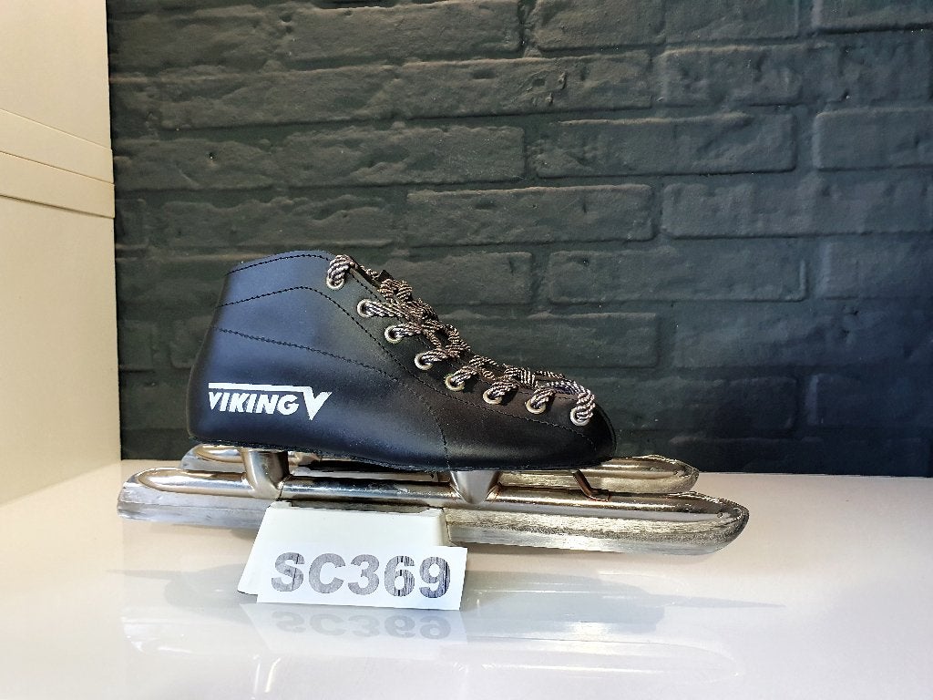 Viking Junior Vaste Lage Laag Noren Leder Zwart Maat 30, Viking, Verzenden, Nieuw, Noren