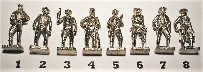 27ch-Ferrero kinder surprise metal beroemde cowboys serie 1, Ophalen of Verzenden, Zo goed als nieuw, Overige typen