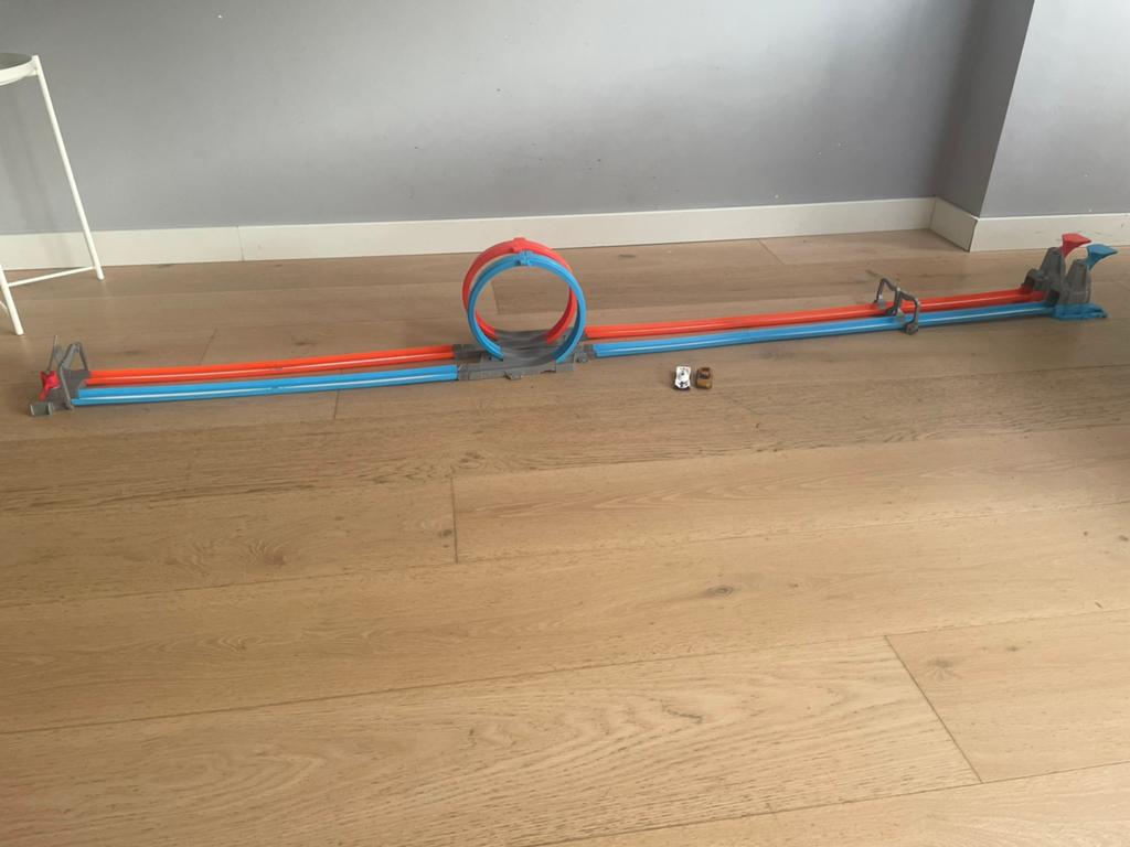 Hot Wheels baan, Ophalen, Zo goed als nieuw, Handmatig, Hot Wheels