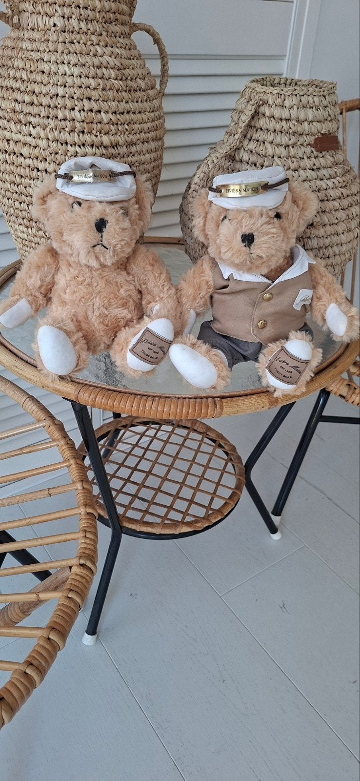 2x Rivièra Maison beertjes 25x20, Ophalen of Verzenden, Zo goed als nieuw, Beeldje, Overige merken